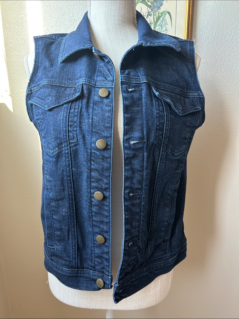 Eileen Fisher Denim Vest